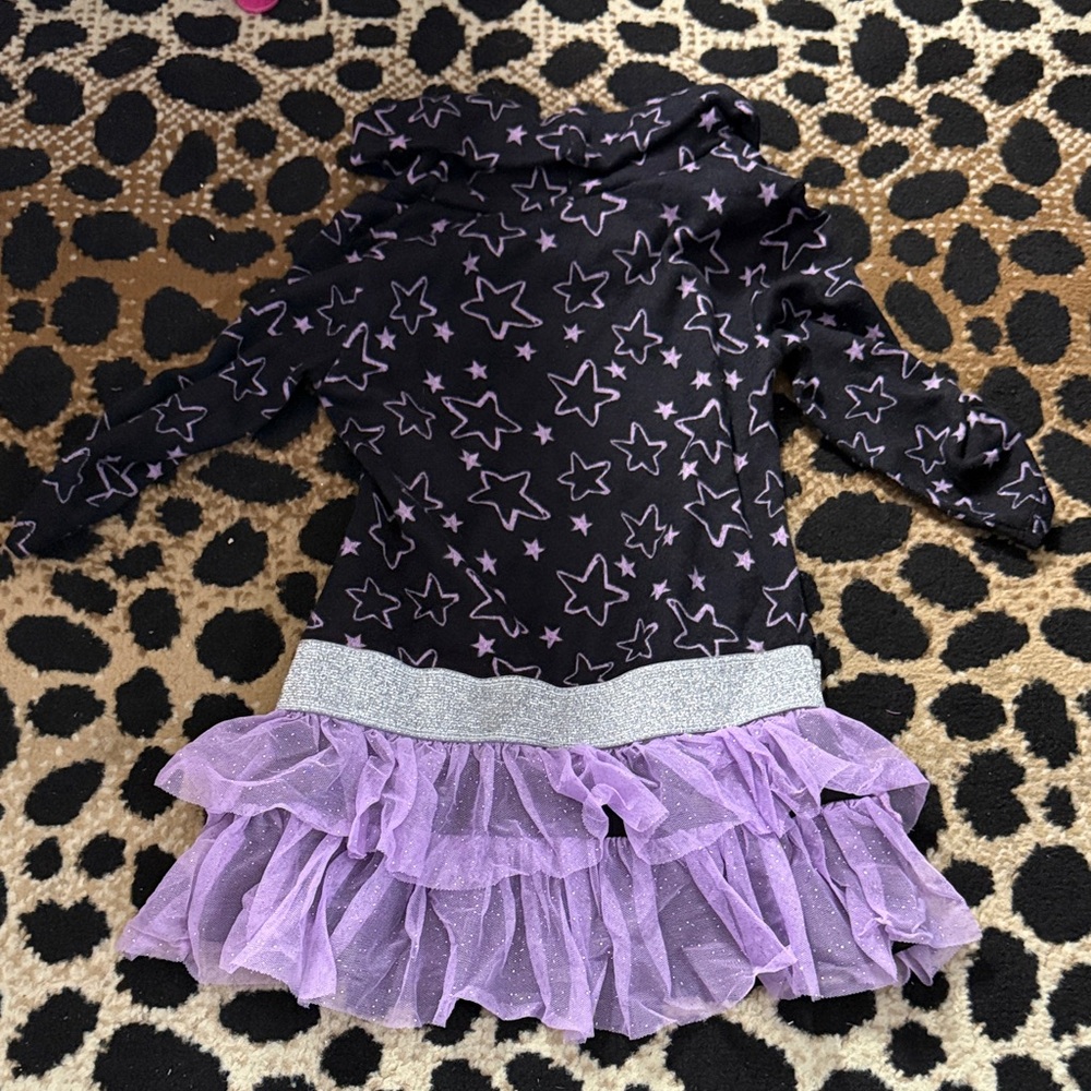 Piper Starry Black and Purple Kids Dance Costume